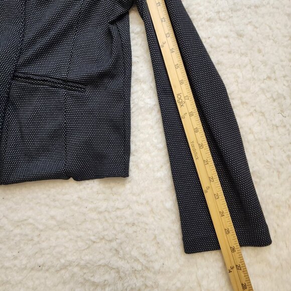 Maurices Blazer Jacket 2XL black white Polka Dot Office Casual Career Long Slv - Picture 4 of 7